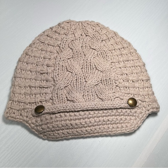 Banana Republic Merino Fine Wool Womens Tan Hat One Size - Picture 1 of 11